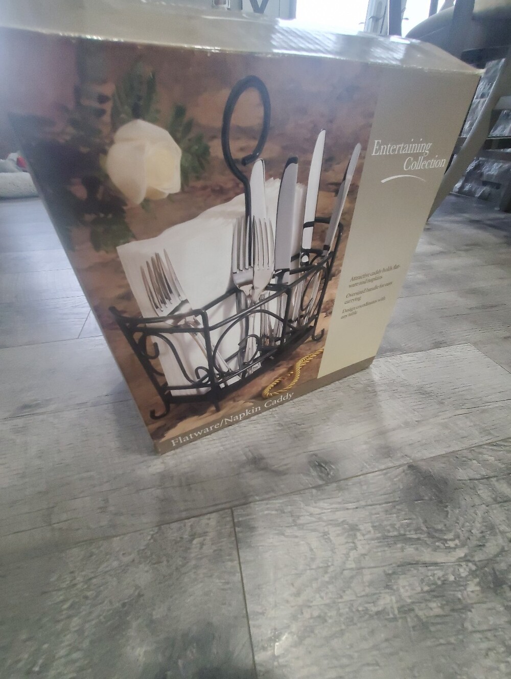 Entertaining Collection Napkin And Silverware Caddy